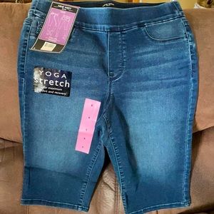 Nine West Jeans Heidi Pull-On Skimmer size 6